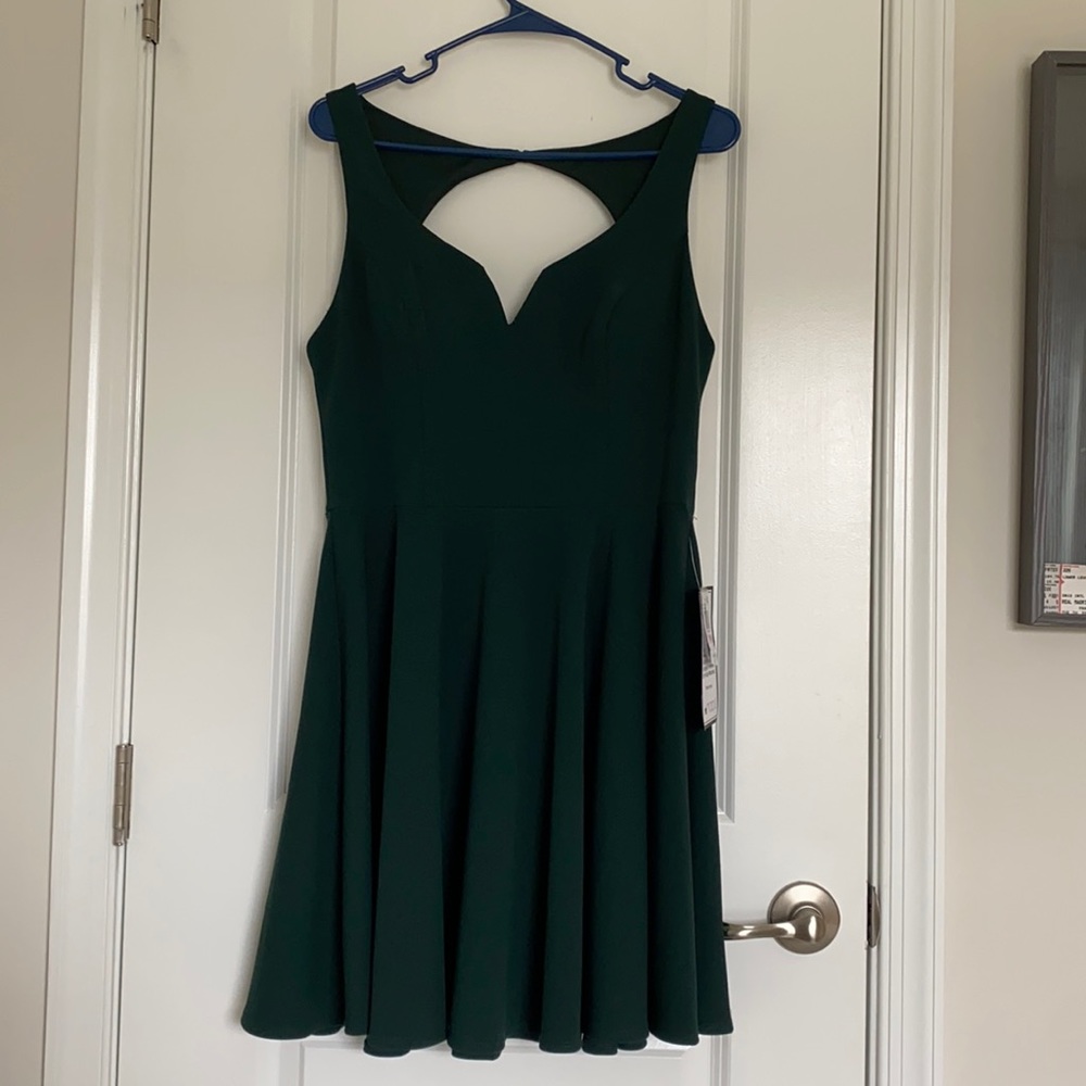 NWT dark green dress
